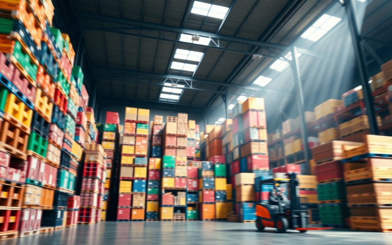Bonded warehouse interior